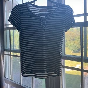 Hollister Tops - Hollister striped T-shirt Hollister Tops - Hollister striped T-shirt